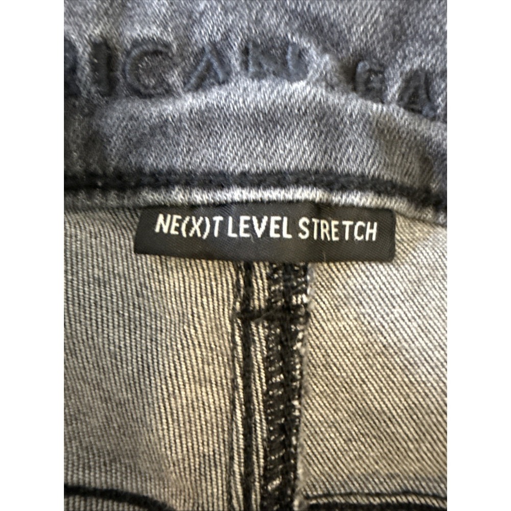 American Eagle Women's Next Level Stretch Jegging Black Jeans Size 6 Short - Picture 7 of 9